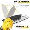 Cordless Mini Chainsaw 6 Inch, Auto Oiler &Tool-Box, One-Hand Handheld