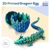 3D Printed Dragon,Dragon Eggs with Dragon Inside,12''Full Articulated Crystal Dragon,Dragon