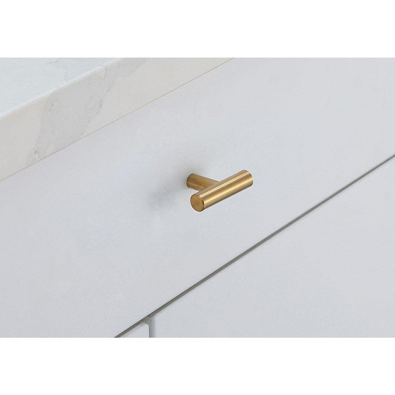 Elegant Decor Quinn Modern Zinc Alloy T Bar Pull Multipack