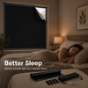 100% Blackout Window Privacy Film – Cut-to-Fit Opaque Light Blocking