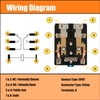 NVMIDTC JQX-62F-2Z DC 12V 80A Electromagnetic Relay Set with Ring