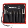 Stalwart 16-Piece Punch and Chisel Set - Includes Taper and