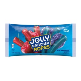 Jolly Rancer 🟢 New Exclusive Jolly Rancher Blue Raspberry & Cherry Chewy Candy Ropes 10oz
