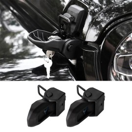 ETL INDUSTRIES Locking Hood Latch Hood Catch with Keys For 2018-2024 Jeep Wrangler JL JLU JT