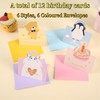 MAIHUO 12 PCS Cute Birthday Cards, Bulk Animal Greeting Card,Blank