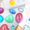 Nifocc Cabochon Gem Silicone Mold Oval Teardrop Round Square Pendant