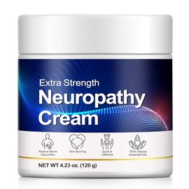 Crema neuropatía extra fuerte para aliviar los nervios para pies, piernas, cuello, espalda, manos y cuerpo, fórmula a base de plantas, alivia los músc