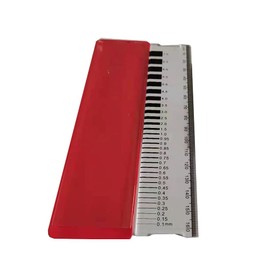 Mountlaser Gap Measure Crack Ruler, Concrete Crack Gauge Width Ruler, Crack Width Ruler, Pack of 1