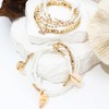 fxmimior 8 Pcs Boho Women Shell Ankle Bracelets Summer Beach