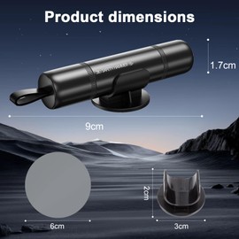 BOBOPACK Emergency Hammer Car, Escape Multifunctional Protector Safety Hammer, Emergency Hammer Car with Belt Cutter, Glass Breaker Emergency Escape Tools (Black)