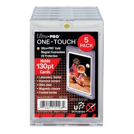 Ultra Pro 130PT UV One Touch Magnetic Holder (Pack of 5)