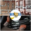 PATIKIL 20 Pack 7-9mm Double Ear Hose Clamps Galvanized Steel