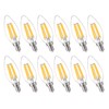 FLSNT 100W Equivalent LED Candelabra Bulbs, 800LM Dimmable B11 E12
