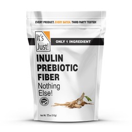 It's Just - edulcorante prebiótico de fibra de inulina, producto de Bélgica, polvo de raíz de achicoria (11 oz)