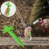 Snblzhef Tent Stakes Wind Tent Stakes No-Drill Installation Camping Gear