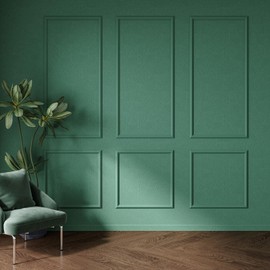 Colingmill 3 Sets Peel and Stick Pre-Cut Wall Molding Kit Wainscot Wall Panel Premade Wainscoting Panels for Interior Molded Home Moulding Decoration(Novel)