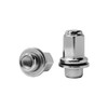 Mysttoo 4PCS M12x1.5 Chrome Wheel Lug Stud Nut Set Compatible