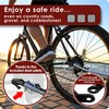 WEIDEBACH® 2x Stable bike trailer hitch with black safety pin,