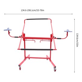 CUBELLIN Bumper Repair Stand Steel Bumper Holder with 90° Rotation & 6 Lockable Positions 100lbs Max. Load Capacity Automotive Bodyshop Repair Stand for Cars