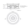 For Swisher B527 - Swisher Replacement Idler Pulley