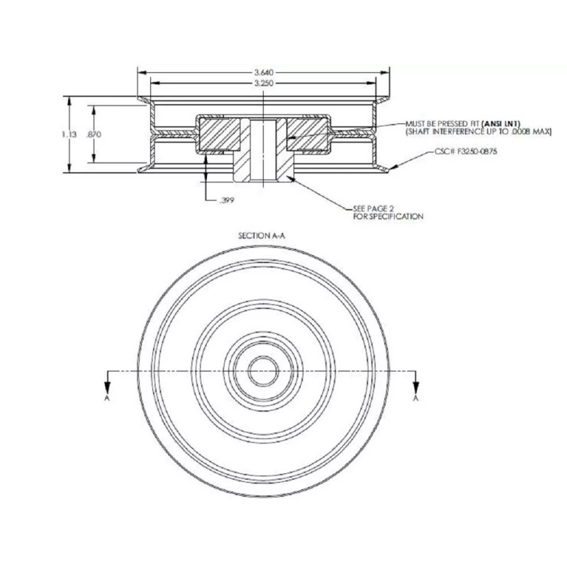 For Swisher B527 - Swisher Replacement Idler Pulley