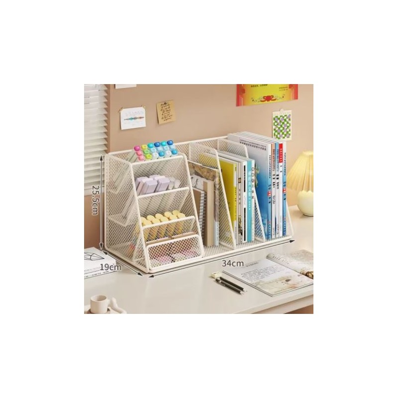Metal File Rack Organizer for Office & Home Use –