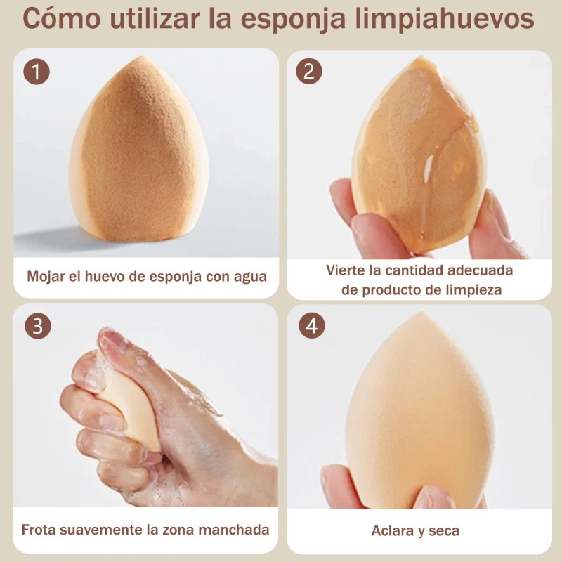 Esponja Maquillaje En Polvo 15 Pcs Beauty Blender Con Caja