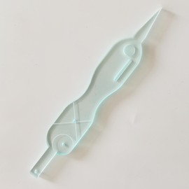 HONEYSEW 6 in 1 All in One Tool for Patchwork and Quilting Brings Together Most Used Tools Stylus,Scant 1/4" |Ruler Work Gauge and Seam Guide Etc