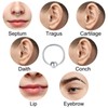 Funseedrr Nose Piercing Nose Ring Stainless Steel 16G Horseshoe Rings