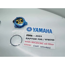 NICECNC Oil Filter Cover O-Ring for Yamaha Raptor 700 2006-2024