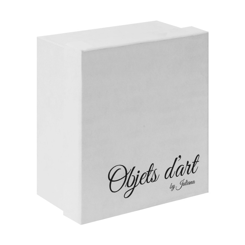 Glass Animal Paperweights Figurine - Pink Elephant 60508