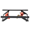 KUAFU Semi-Truck Spare Tire Carrier with Ratchet Strap Chain Truck