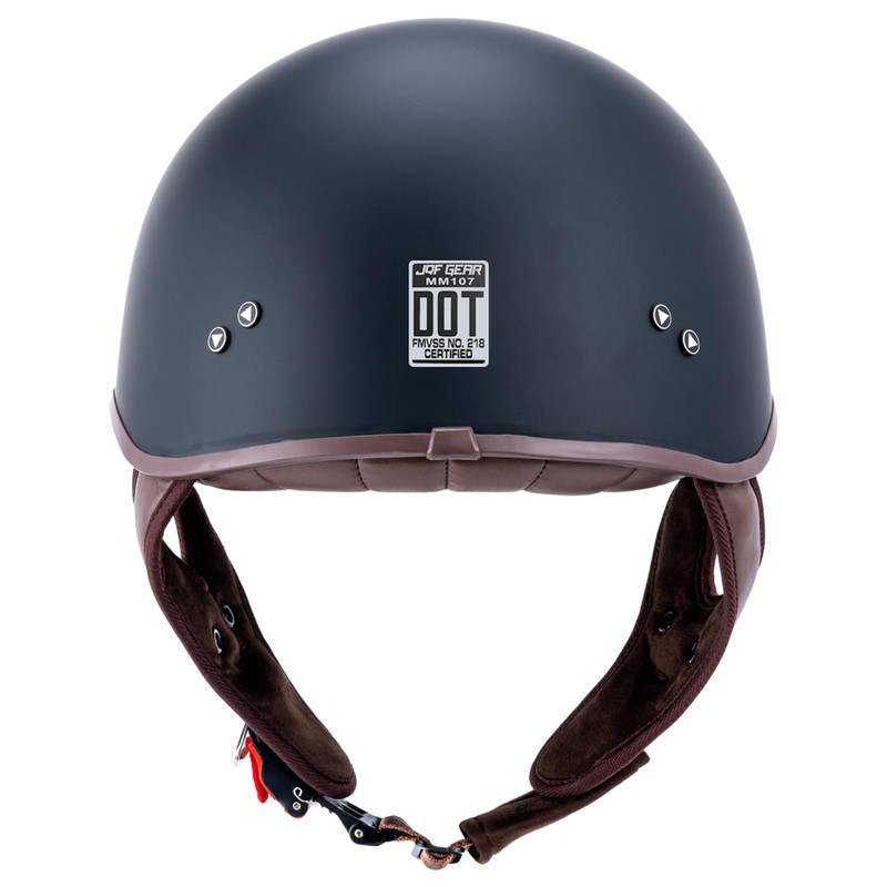 JQF Gear Retro Motorcycle Helmets for Men Women Open Face