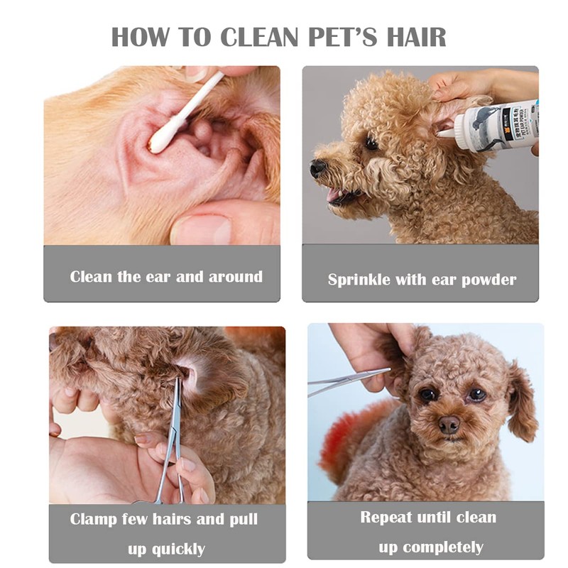 Pet Dog Ear/Nose Hair Puller Grooming Hemostat Locking Forceps Pliers,