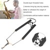 Saxophone Shoulder Strap Folding Artificial Leather No Stress On Neck