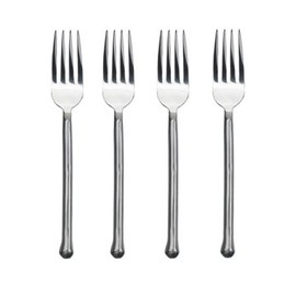 Gourmet Settings Exotique Platinum 18/10 Stainless Dinner Fork (Set of Four)