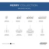 Progress Lighting Merry Collection 2-Light Brushed Nickel Etched Glass Transitional