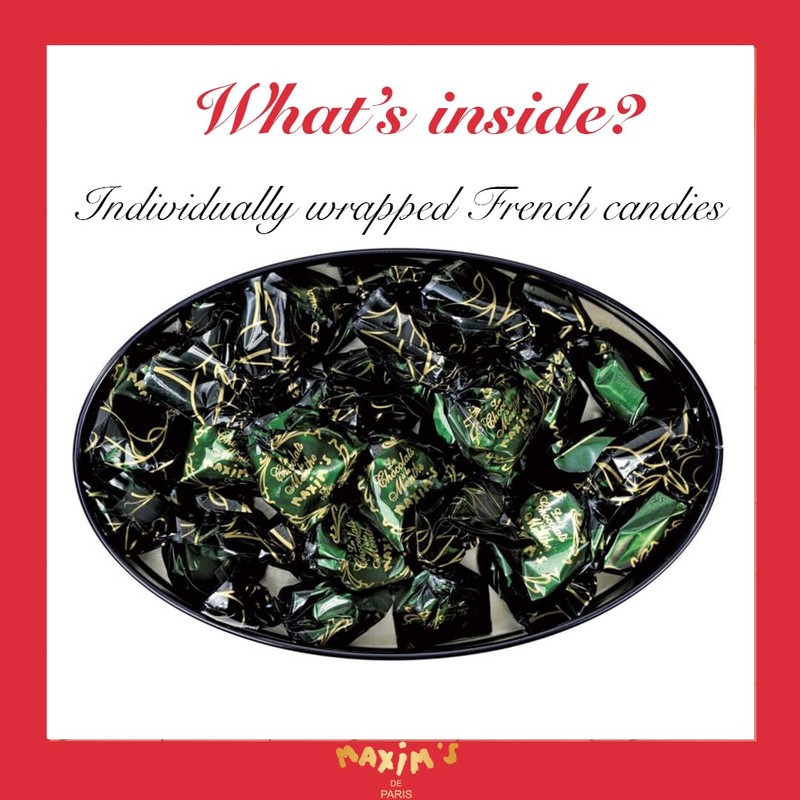 Maxim's De Paris - Chocolate Covered Mint Candies in a