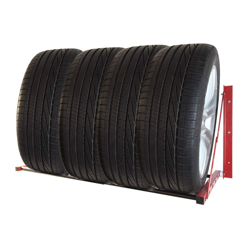 ROBLOCK Folding Tire Wheel Rack Wall Mount Multi-Tire Spare Carriers
