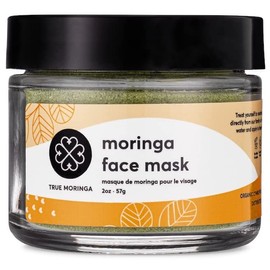True Moringa Moringa Face Mask | Deep Pore Detox Clarifying and Purifying Facial Mask | Vegan Skincare