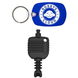 Key for Aegis Mouse Bait Stations - Rat Bait Station Key Compatible with Aegis RP, Mouse and Anchor Bait Stations - Comes with Robby’s Cloud Keychain (1 Pack)