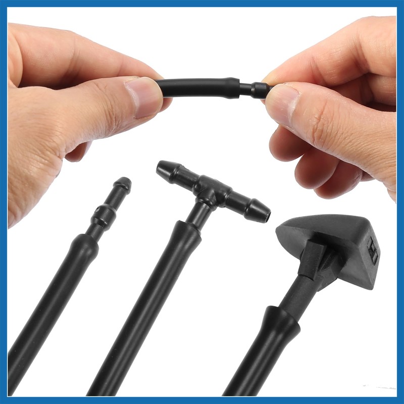 A ABSOPRO Car Windscreen Washer Nozzles 2 Metre Wiper Hose