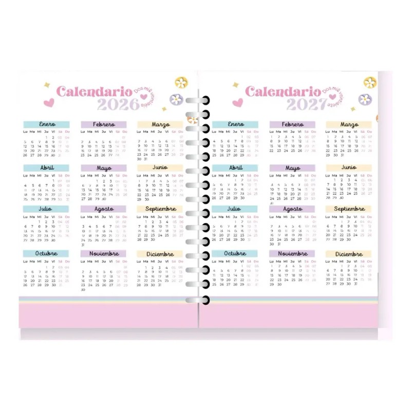 Agenda 2026 Mod Dentista Kawai Personalizada Y Stickers