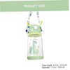 LABRIMP Straw Cup with Antler Design Leak Water Bottle for