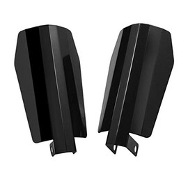 PBYMT Gloss Black Coffin Cut Handguards Hand Guards Compatible for Harley Davidson Touring Sportster Dyna 2007-2021 (Small)