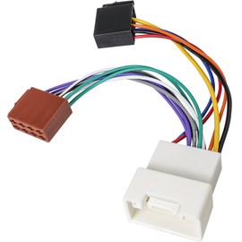 Zenoruslky ISO Radio Wiring Harness Car Stereo Wire Adapter Compatible with Mitsubishi Outlander Lancer Mirage Pajero Shogun Triton 20Pin Aftermarket Radio Connector