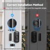 TECKNET Wireless Door Open Sensor Alarm Chime, 1000ft Operating Range
