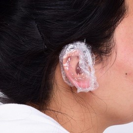 100-Pack Disposable Ear Protectors for Hair Dyeing & Beauty Treatments Ear Caps 100 Count 4ea