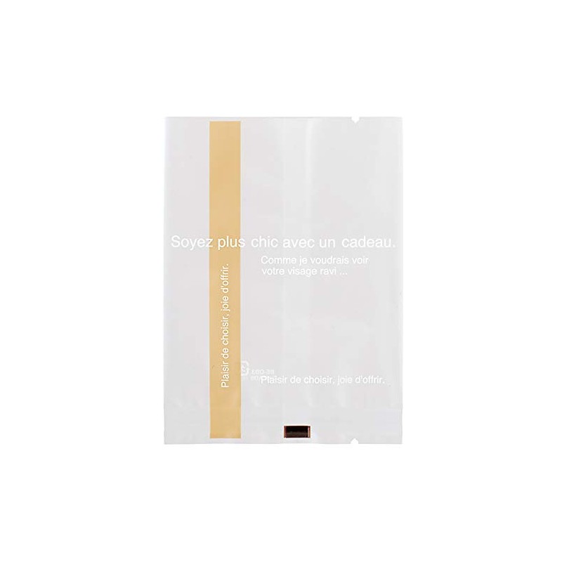 BE-OB3 Food Compatible Bags, Line-Matte-3, Beige (100 Pieces)