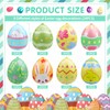 Larber 24 Pcs 9 Inch Inflatable Easter Eggs Outdoor PVC